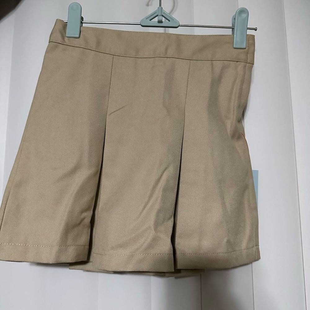 Cat & Jack little girls school skirt uniform pleated skirt (BUNDLE OF 2)